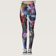 Leggings do Dia dos Namorados – Padrão de Coração 