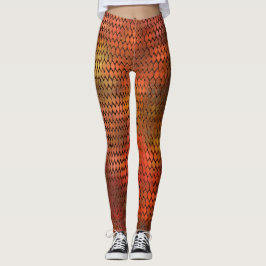 Leggings do Dragão Laranja