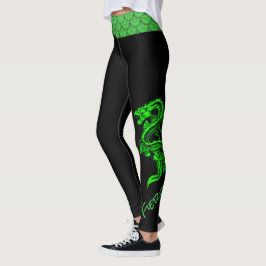 Leggings do Dragão Verde