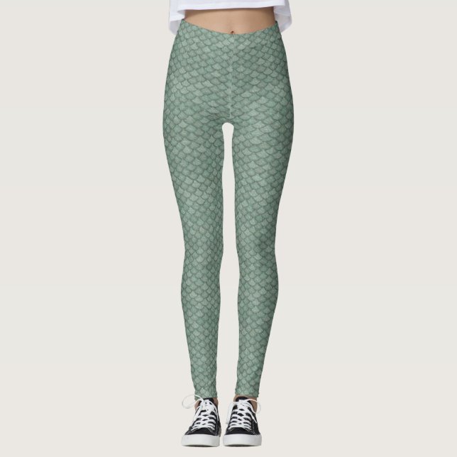Leggings do Dragon Scales (Frente)
