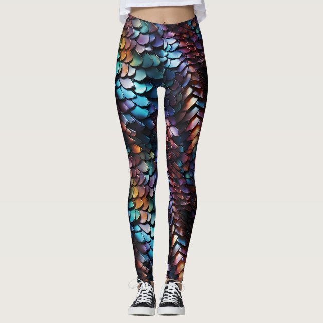 Leggings do Dragon Scales (Frente)