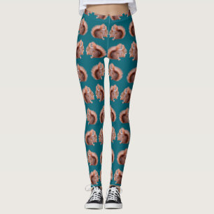 Leggings do Esquilo Vermelho Frenzy