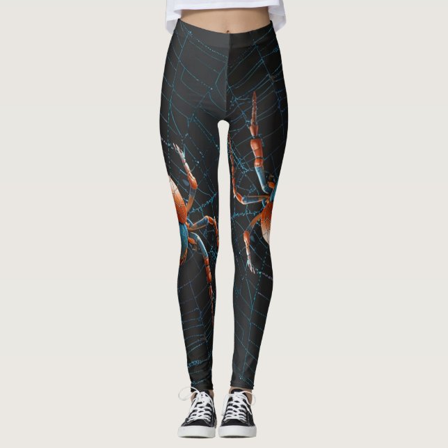 Leggings do Estilo da Web Spider (Frente)