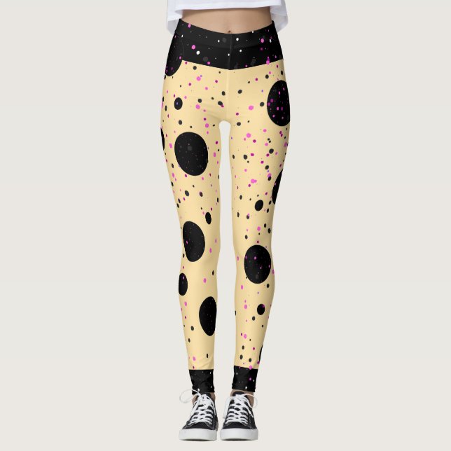 Leggings do estilo de Bolinhas chic (Frente)