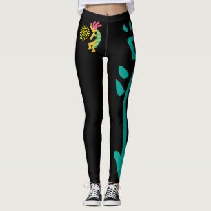 Leggings do estilo indiano americano Kokopelli