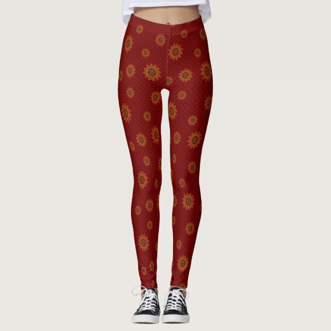 Leggings do Fire Mandala (Frente)