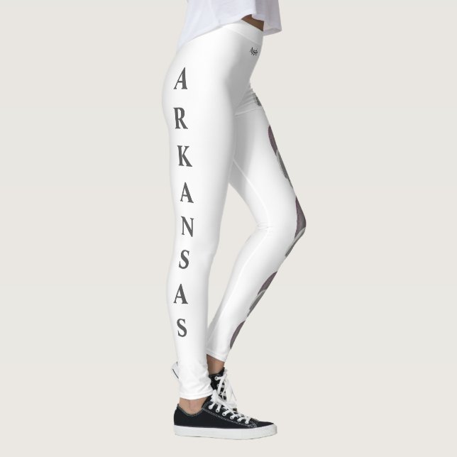 Leggings do Flor de Maçã Branco do Arkansas (Direita)