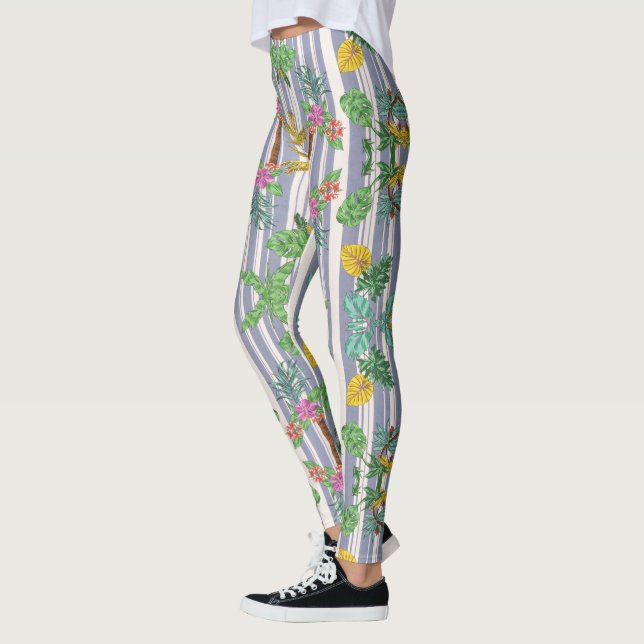 Leggings do Flor de Outono (Esquerda)