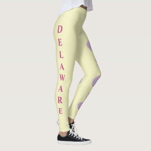 Leggings do Flor de Pêssego do Limon Delaware