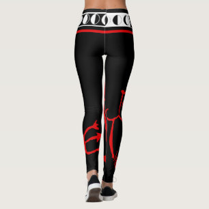 Leggings do Gótico do Diabo VooDoo