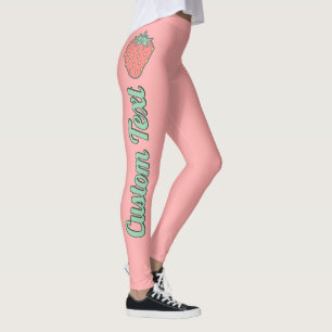 Leggings do Ícone de Morango