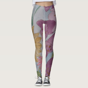 Leggings do Jardim de Algodão Inglês