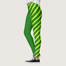Leggings do Jester verde e amarelo