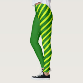 Leggings do Jester verde e amarelo