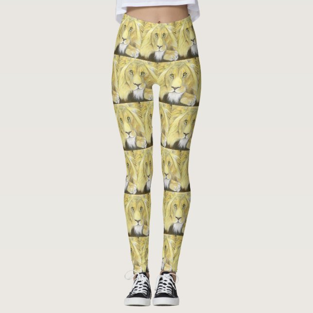 Leggings do Leão Africano (Frente)