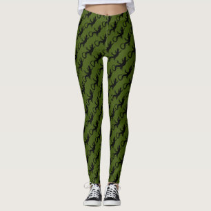 Leggings do Lizard repicam leggings de arte da vid