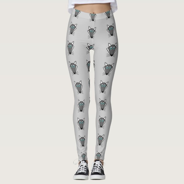 Leggings do Lobo do Halloween (Frente)