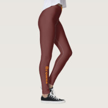 Leggings do logotipo da Equipe Esportiva BROWNS