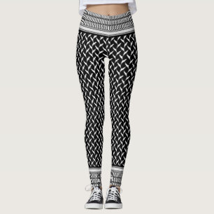 Leggings do mapa Keffiyeh palestino