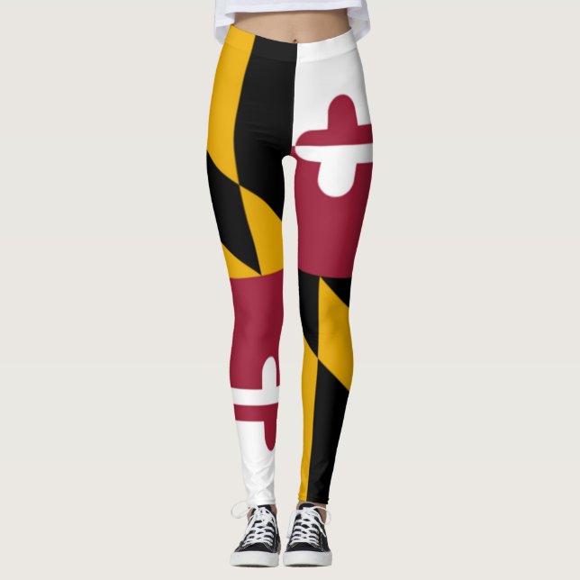 Leggings do Maryland Flag (Frente)