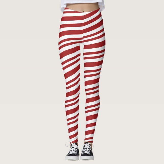Leggings do Natal Candy Cane (Frente)