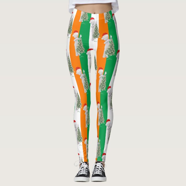 leggings do Natal irlandês (Frente)