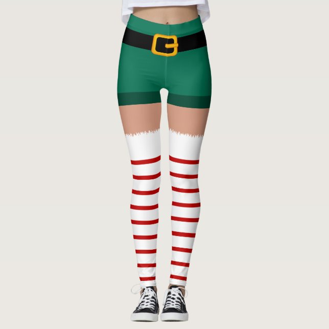 Leggings do Natal Santa Claus (Frente)
