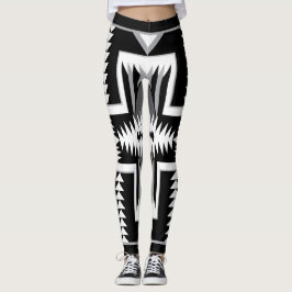 Leggings do Navajo Black & Cinza