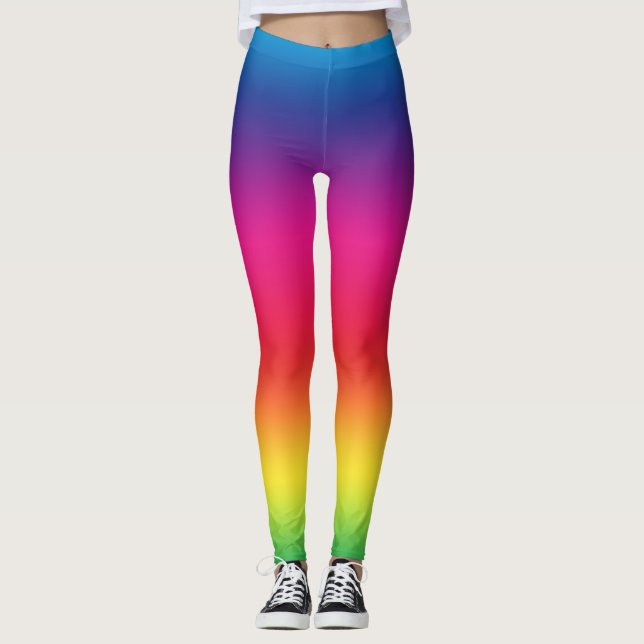 Leggings do Orgulho Arco-Íris (Frente)