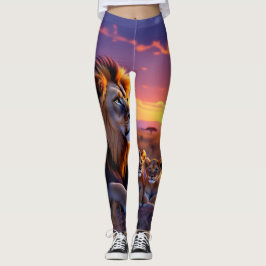 Leggings do Orgulho Solar do Leão pai | Luzes