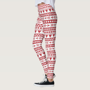 Leggings do padrão Aztec
