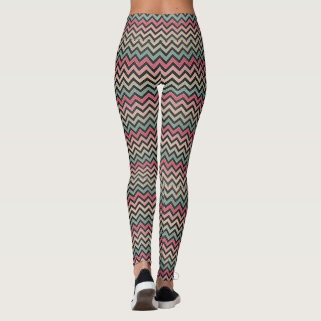 Leggings do padrão Aztec (Verso)