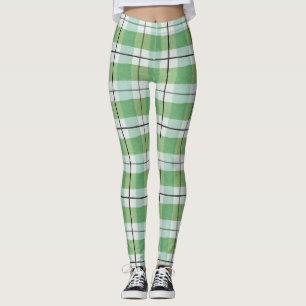 Leggings do padrão Pastel Tartan
