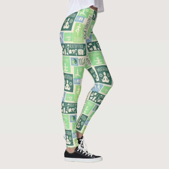 Leggings do padrão Yoga (Direita)