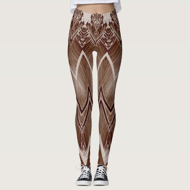 Leggings do padrão Zigzag "Ratti_Creative_Arts" (Frente)