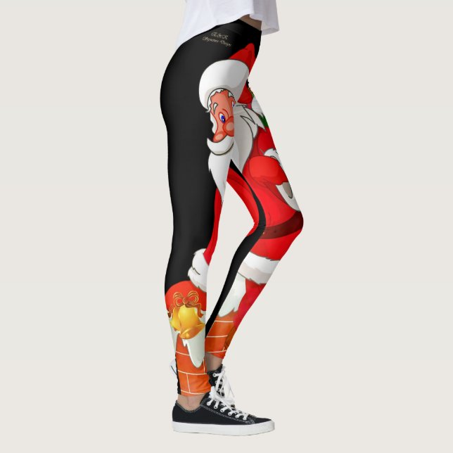 Leggings do Papai Noel de Natal (Direita)