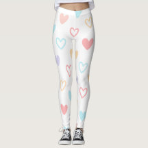 Leggings do Pastel Hearts