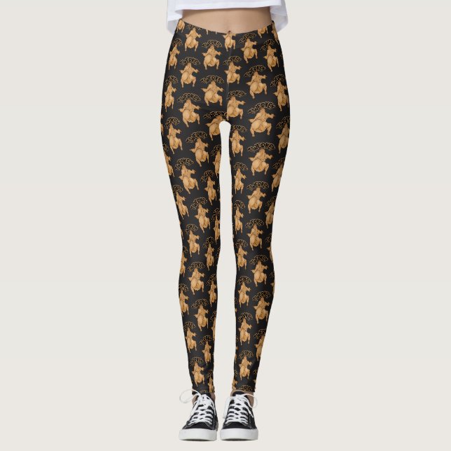 Leggings do Peru da Ação de Graças (Frente)