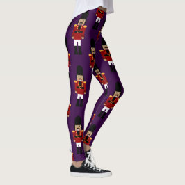 Leggings do pregador (fundo roxo)