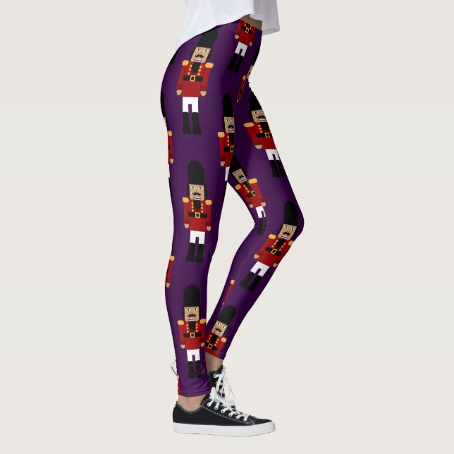 Leggings do pregador (fundo roxo) (Direita)