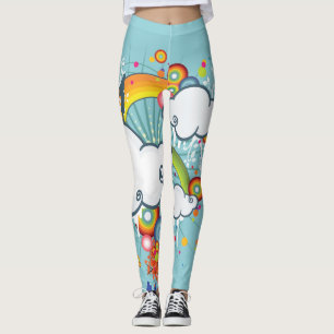 Leggings do Rainbow Cloud Pessoas