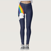 Leggings do Rainbow Pride Deep Blue Parade