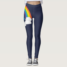 Leggings do Rainbow Pride Deep Blue Parade