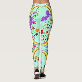 Leggings do Rainbow unicorn Personaliza Calças Yog
