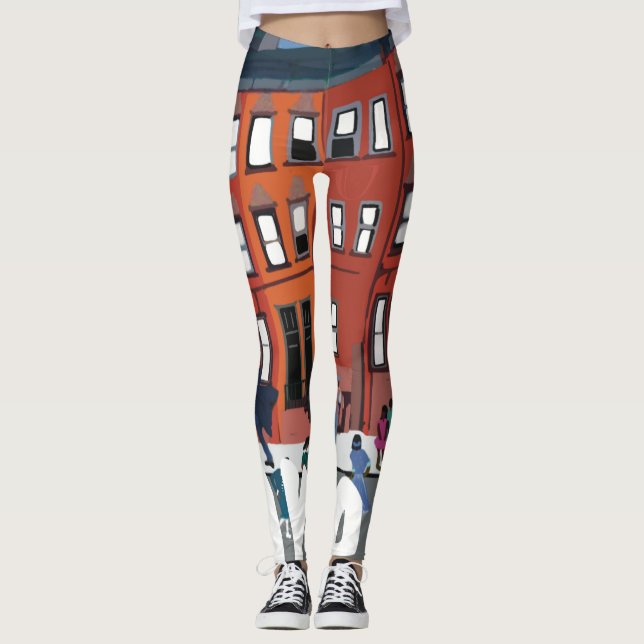 Leggings do ritmo renascentista do Harlem (Frente)