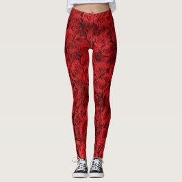 Leggings do Rosa vermelha