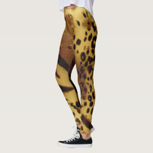 Leggings do salão de impressão de animais retrorad