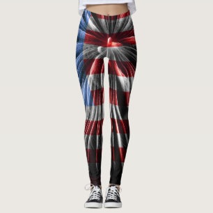 Leggings do Sinalizador do Fireworks