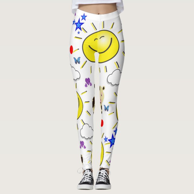 Leggings do Sol de Vaca (Frente)