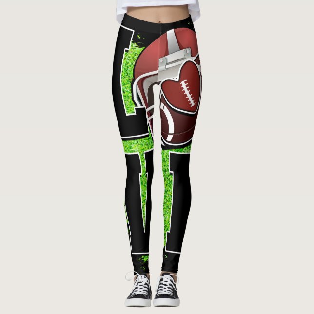 Leggings do tema de futebol (Frente)